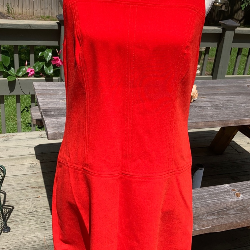 “Loft” Red Dress - Picture 5 of 13